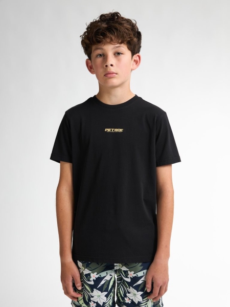 Petrol shirt classic print black (B-1050-TSR110-9999)