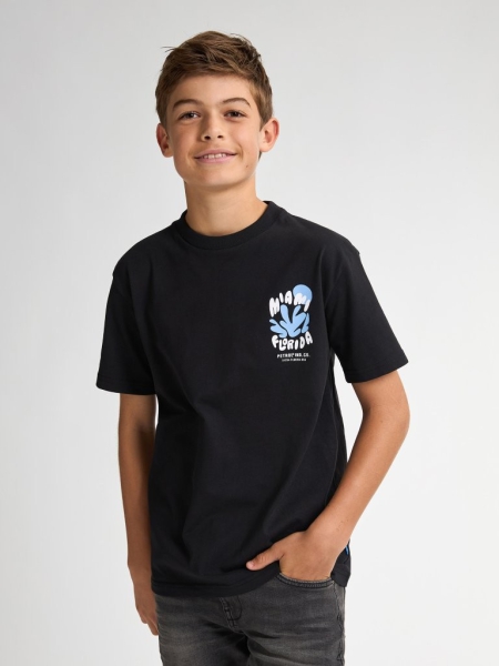 Petrol shirt black (B-1050-TSR692-9999)