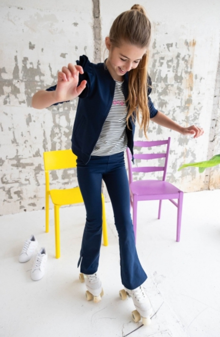 Flared Miek crazy navy