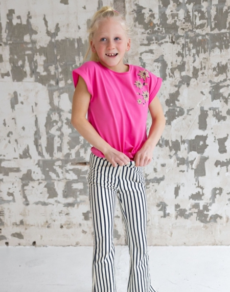 Knoopshirt Doortje ibiza pink