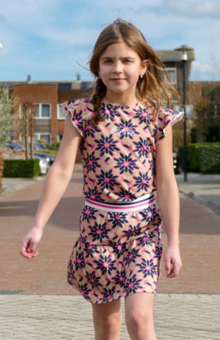 Shirt Ana funky flower