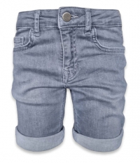 Denim short Toby light grey