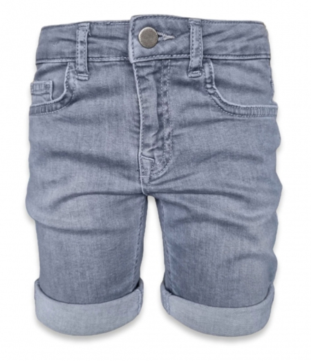 Denim short Toby light grey