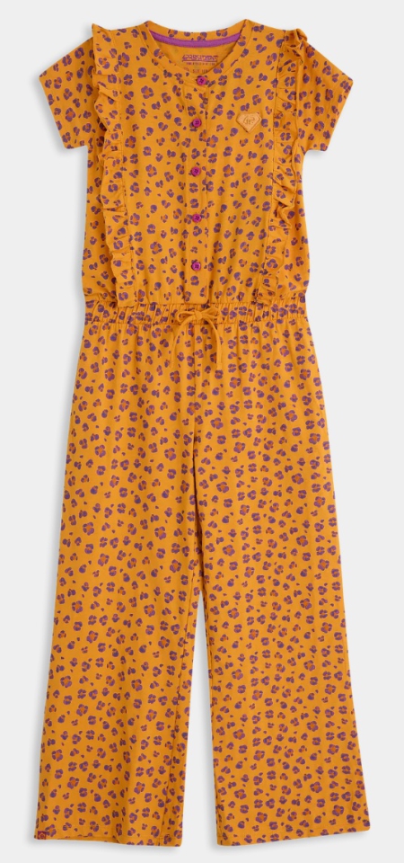 4President jumpsuit Natalee leopard aop orange