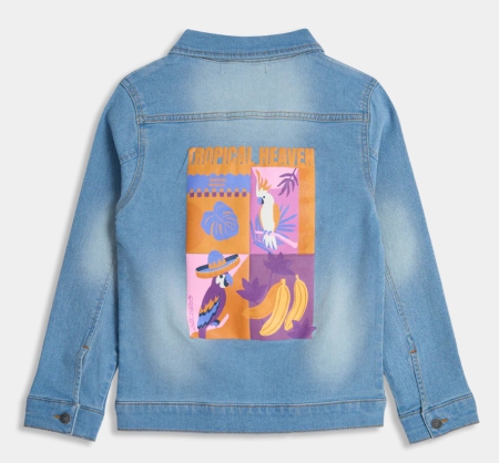 4President denim jack Norma light blue