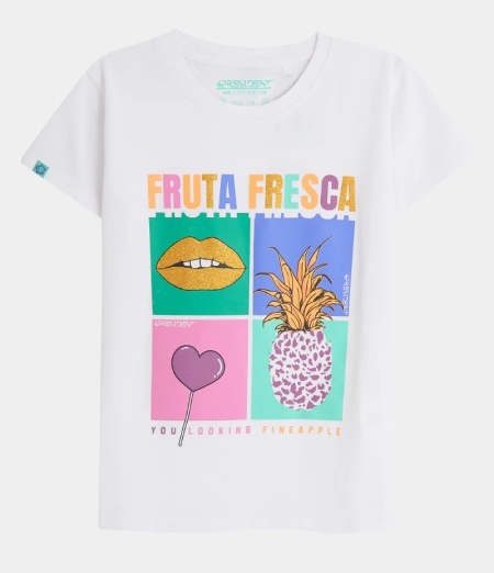 4President shirt North white