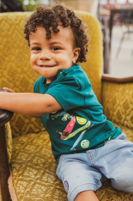 4President short Olly light blue