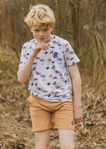 4President shirt Pablo white aop