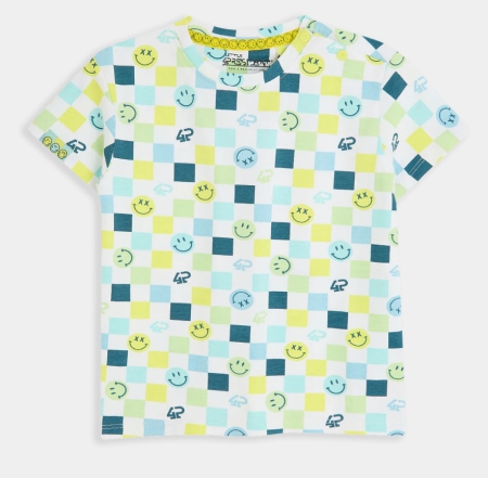 4President shirt Pippin smile check aop