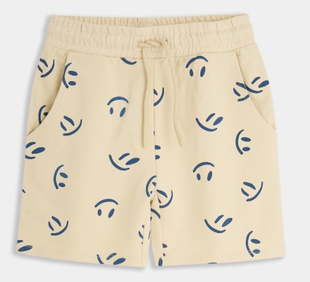 4President short Pom bleached sand aop