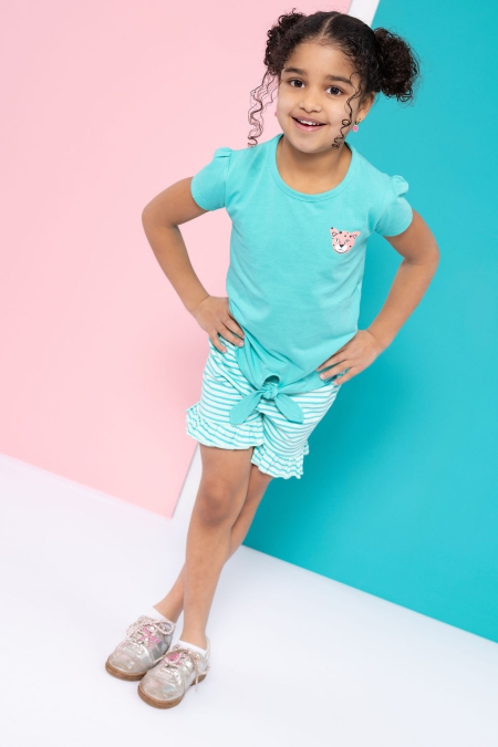 Louder! shirt Cato turquoise