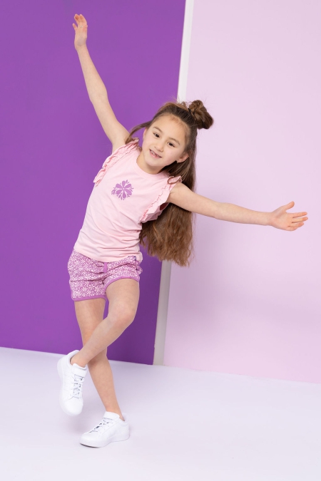 Louder! shorts Fay rose shadow flowers