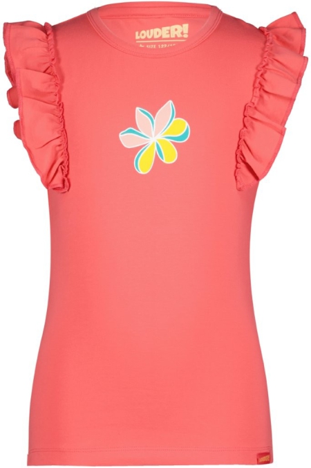 Louder! shirt Felien calypso coral