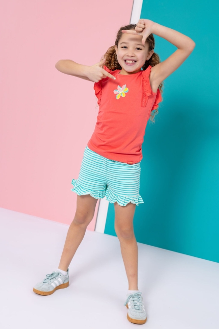 Louder! shirt Felien calypso coral