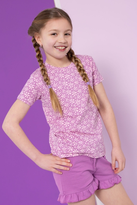 Louder! shirt Giorgia rose shadow flowers