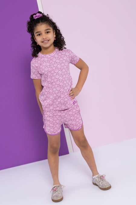 Louder! shirt Giorgia rose shadow flowers