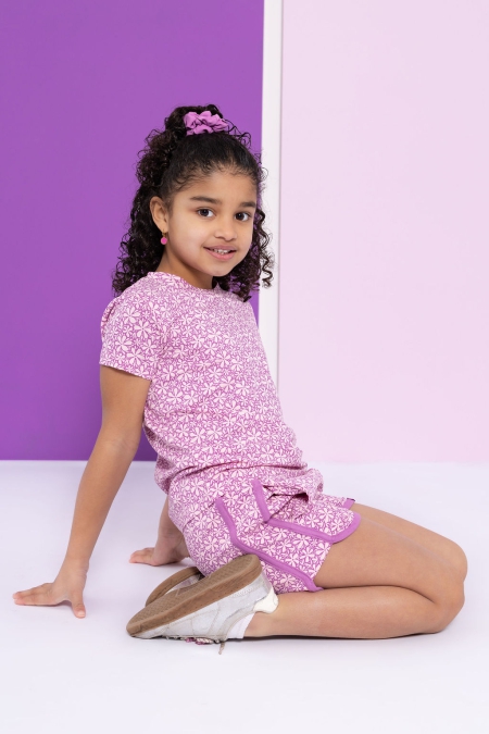 Louder! shirt Giorgia rose shadow flowers