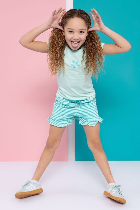 Louder! shorts Ivy brook green stripes