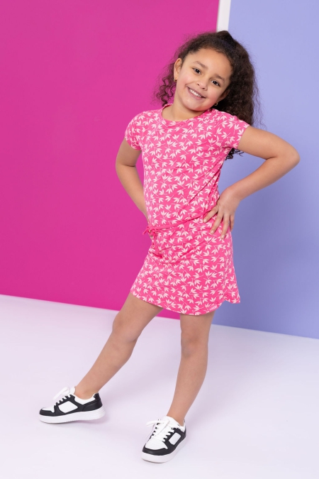 Louder! jurk Lucy carmine rose