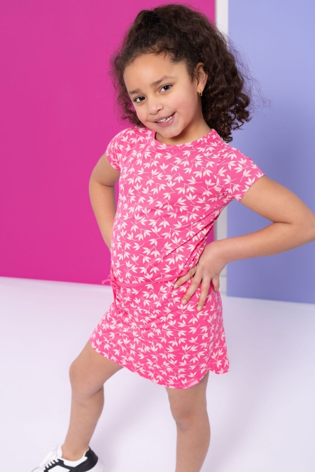 Louder! jurk Lucy carmine rose