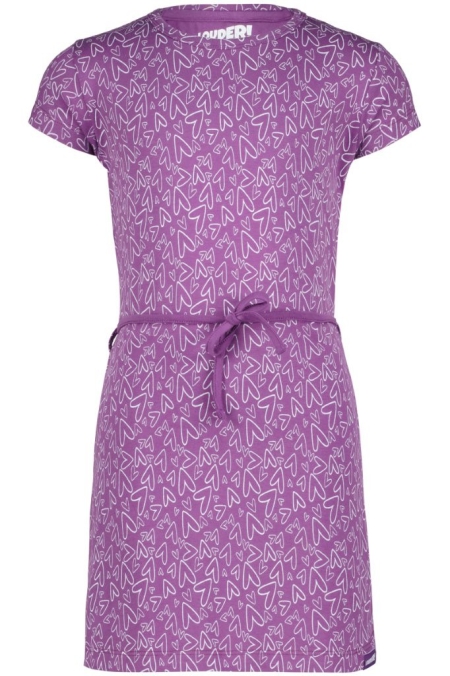 Louder! jurk Lucy crushed grape hearts