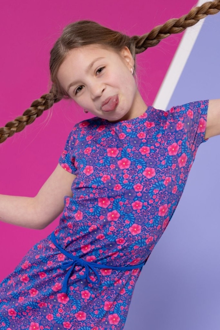 Louder! jurk Lucy evening blue