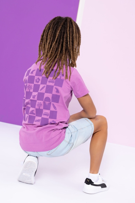 Louder! shirt Mees mulberry