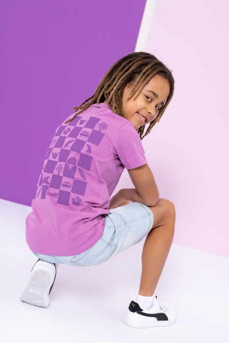 Louder! shirt Mees mulberry