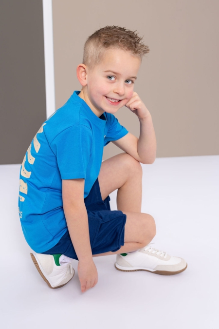 Louder! shirt Mels briljant blue