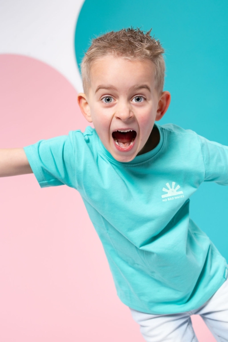 Louder! shirt Mels turquoise