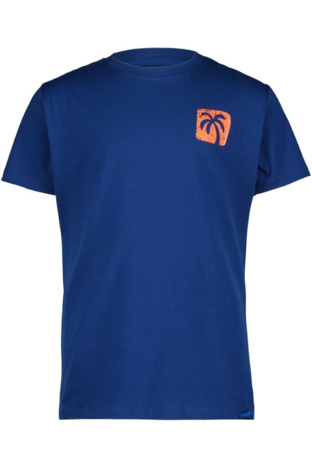 Louder! shirt Menno navy peony