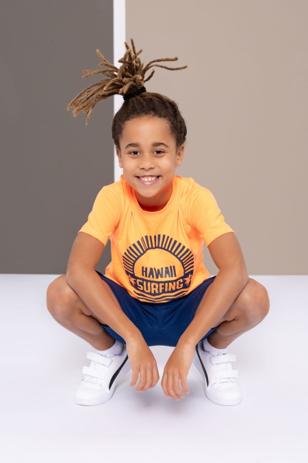 Louder! shirt Morris dark orange