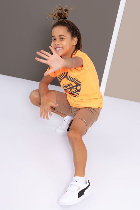 Louder! shirt Morris dark orange