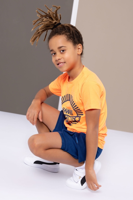 Louder! shirt Morris dark orange