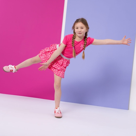 Louder! jurk Nine carmine rose