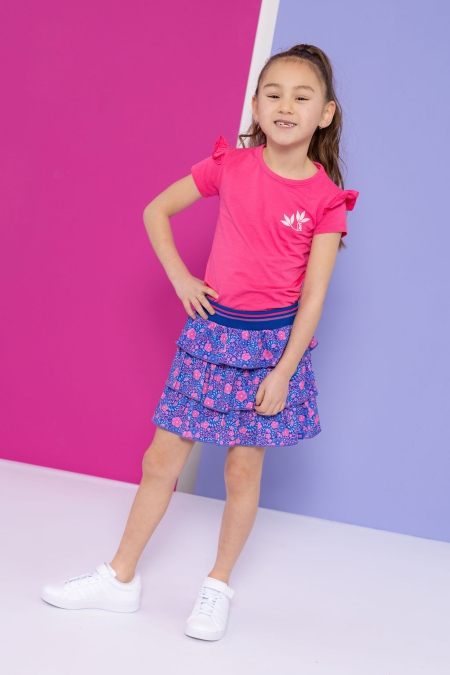 Louder! shirt Nora carmine rose