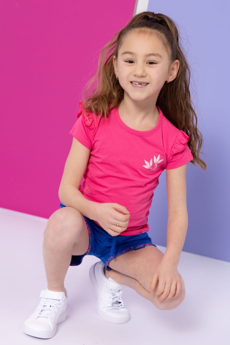 Louder! shirt Nora carmine rose