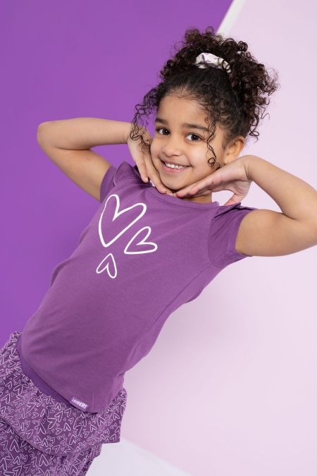 Louder! shirt Nora crushed grape