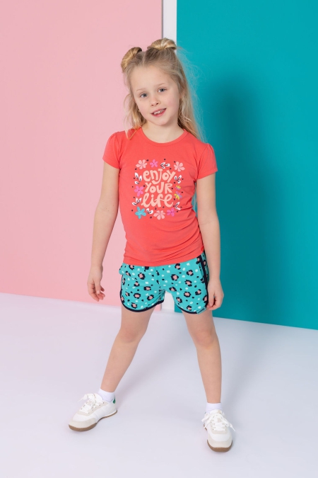 Louder! shirt Sterre calypso coral