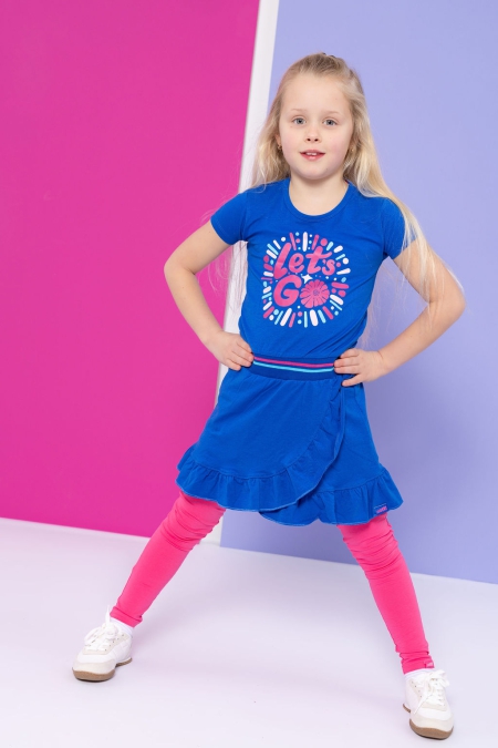 Louder! legging Tees carmine rose