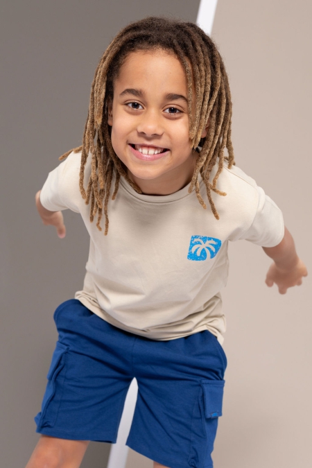 Louder! shorts Teun navy peony