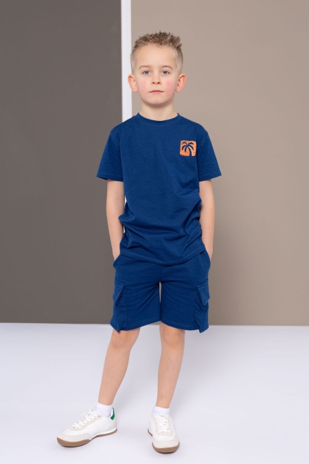 Louder! shorts Teun navy peony