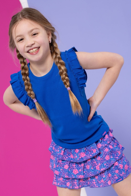 Louder! shirt Veerle evening blue