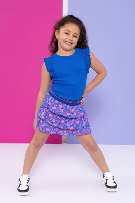 Louder! shirt Veerle evening blue