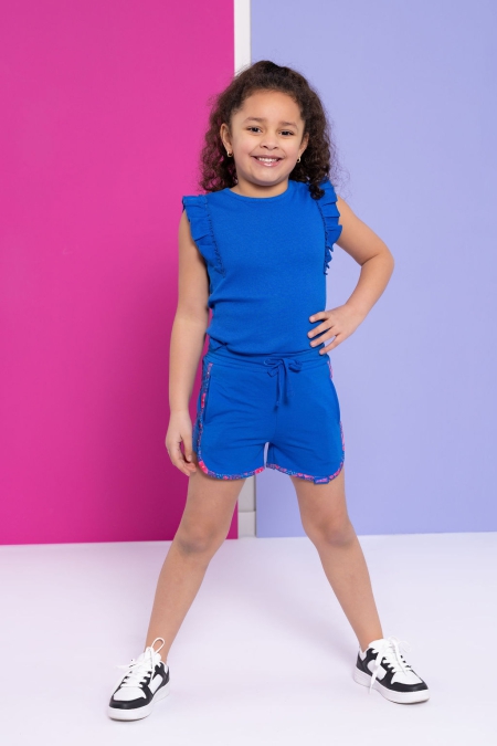 Louder! shirt Veerle evening blue