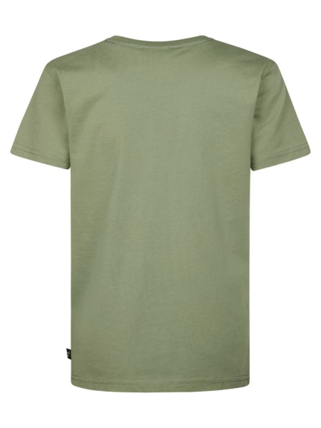 Petrol t-shirt classic print sage (B-1060-TSR114-6179)