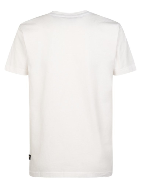Petrol t-shirt classic print bright white (B-1060-TSR116-0000)