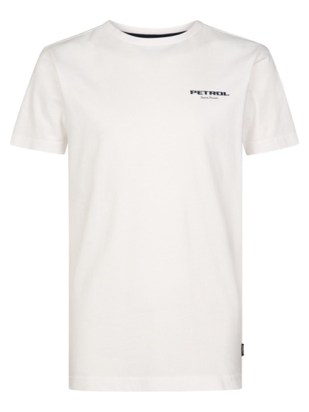 Petrol t-shirt classic print bright white (B-1060-TSR116-0000)