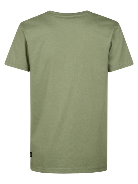 Petrol t-shirt classic print sage (B-1060-TSR116-6179)