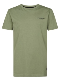 Petrol t-shirt classic print sage (B-1060-TSR116-6179)